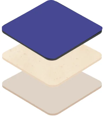 The three layers of a Sleep Ease patch: backing, ingredient layer and skin adhesive